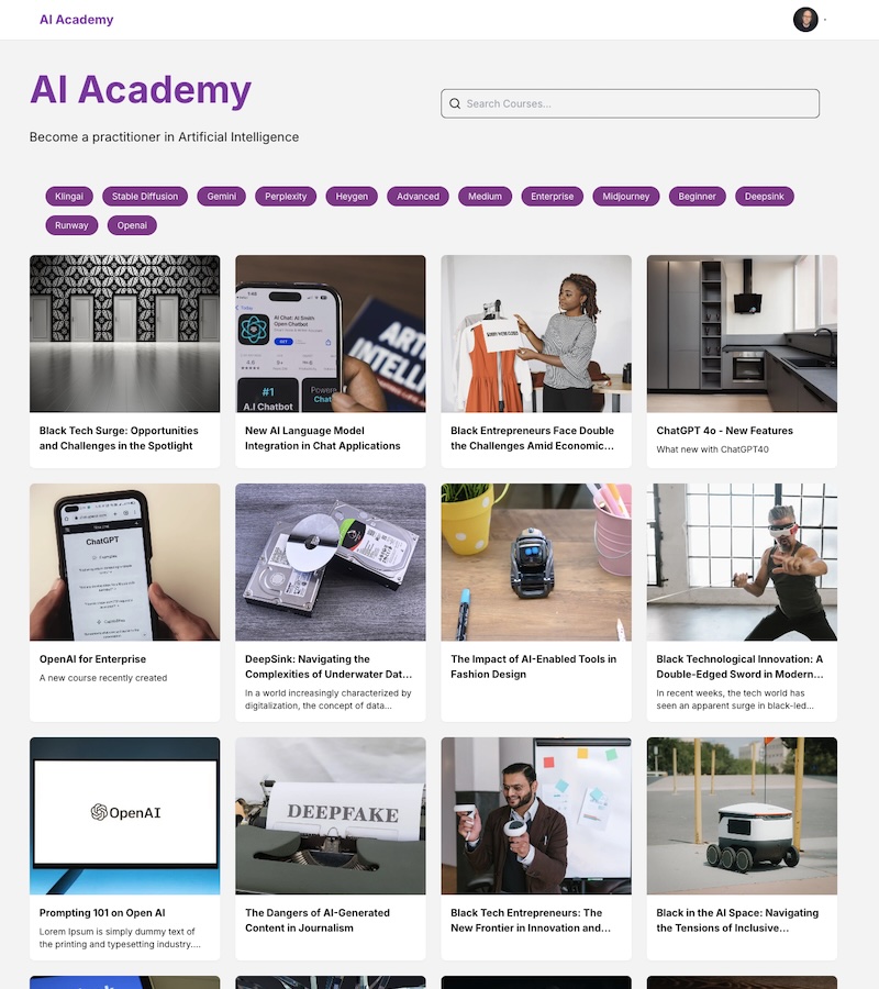 Education Platform Dashboard